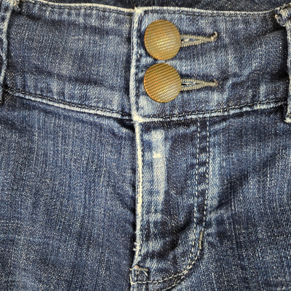 Y2K Vintage CAbi Dark Wash Low Rise Straight Leg Lou Lou Style 201 Jeans Size 4 - Picture 6 of 8